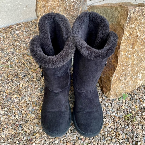 UGG Bailey Button Triplet II Boot Black Size 10 - Picture 4 of 11